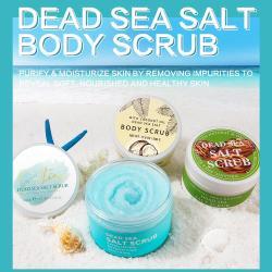 Скраб для тела с солью Мертвого моря и маслом Ши