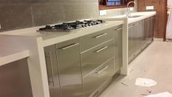 Индивидуальные кухонные шкафы из нержавеющей стали 