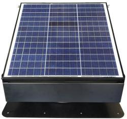 Вентилятор на крыше с солнечной батареей 