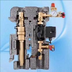 Интегрированная рабочая станция с одним трубопроводом для систем солнечного отопления