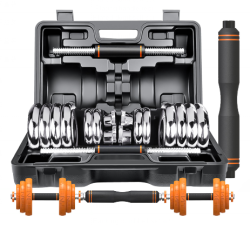 Хромированные регулируемые гантели FED 15 кг 20 кг 30 кг