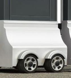 Электрические выдвижные ворота для завода