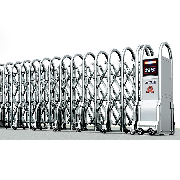 Откатные кованые ворота с электроприводом