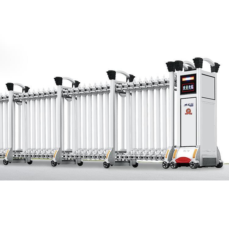 Автоматические откатные ворота строительного комплекса