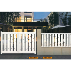 Подъездные ворота с прочными петлями