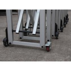 Гибкий расширяемый складной барьер