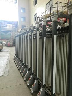 Конструкция складных ворот для завода