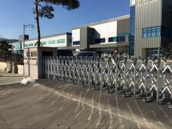 Входные ворота с дистанционным управлением из нержавеющей стали