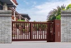 Откатные ворота из кованого железа