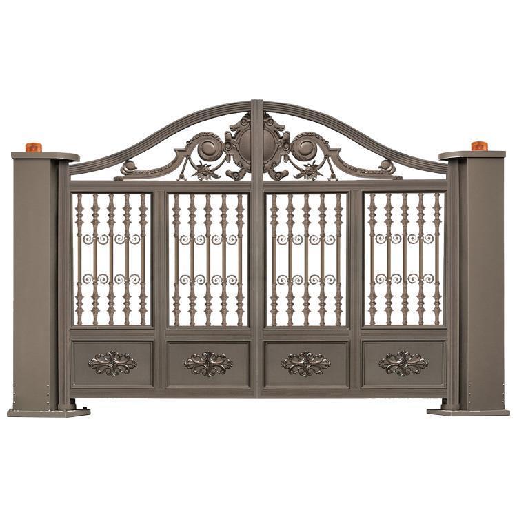 Дизайн главных ворот дома 