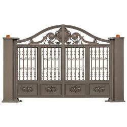 Дизайн главных ворот дома 