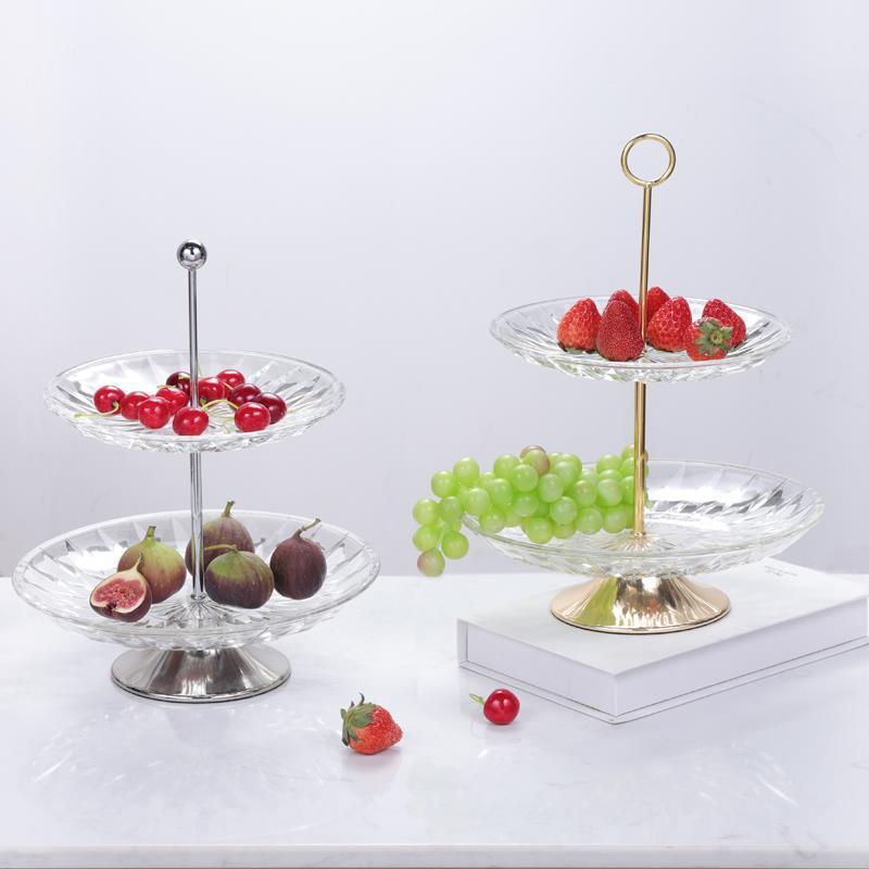 Стеклянный стенд для торта или фруктов