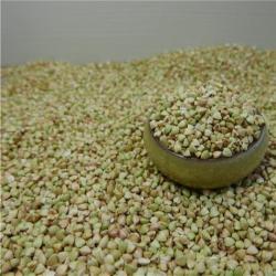 Ядра зеленой гречки лущеные сырые жареные Без глютена