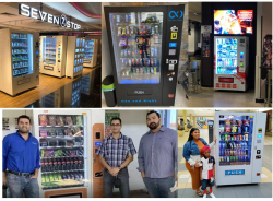 Недорогой торговый автомат для закусок и напитков