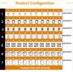 Торговый автомат с напитками и закусками, сделанный в Китае