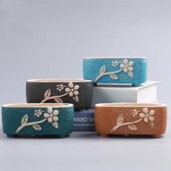 Керамический цветочный горшок 