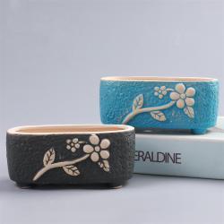 Керамический цветочный горшок 