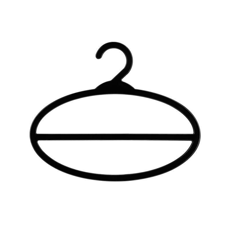 Вешалка для шарфа из черного пластика