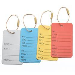 Пластиковые бирки с уплотнениями для одежды