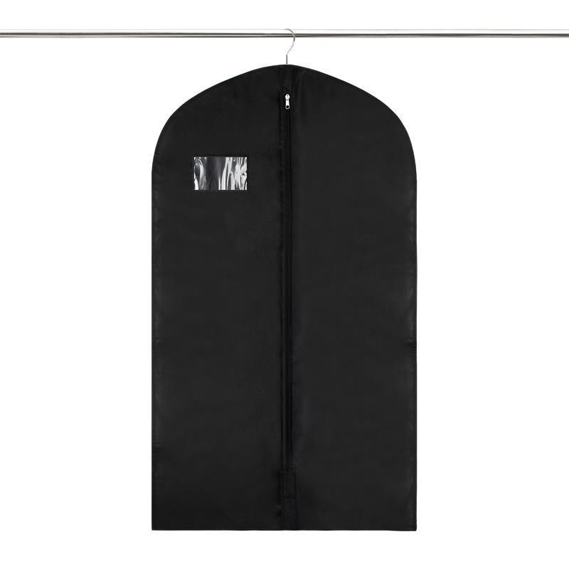 Многоразовый нетканый черный чехол для одежды