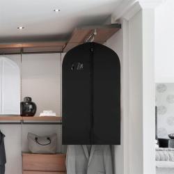 Многоразовый нетканый черный чехол для одежды