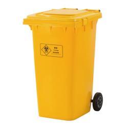 Пластиковые мусорные баки разных размеров 