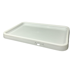 Прочное квадратное пластиковое ведро с крышкой и ручкой