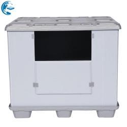 Автомобильный складной пластиковый контейнер для сыпучих грузов, 1200 x 1000 x 1000