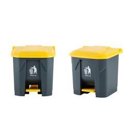 Урна пластиковая с педалью 100л