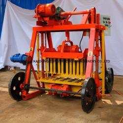 Мобильное оборудование для производства пустотелых блоков QTM4-30B