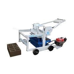 Дизельная ручная машина для производства полых бетонных блоков 