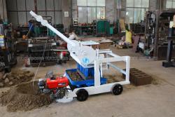 Дизельная ручная машина для производства полых бетонных блоков 