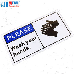 Алюминиевые вывески, 6x24, белый, синий, зеленый