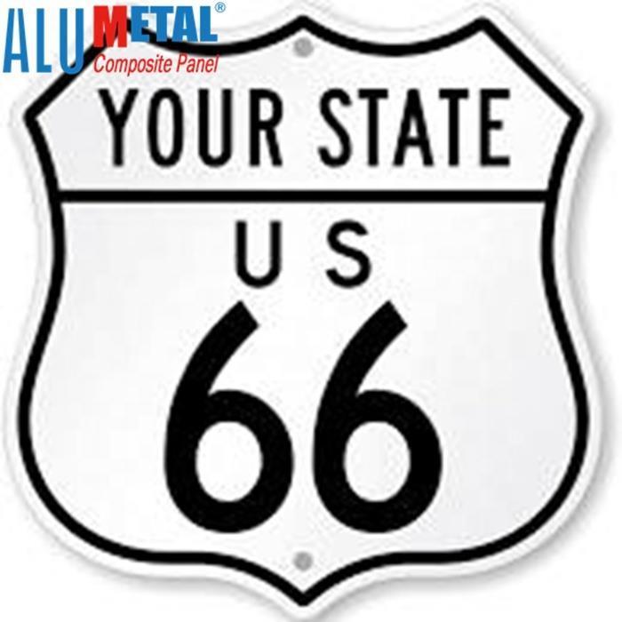 Вывеска из алюминиевой панели