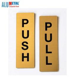 Алюминиевая вывеска с логотипом 