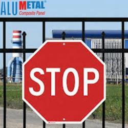 Алюминиевая вывеска с логотипом 