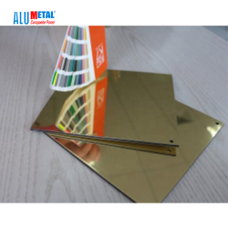 Зеркальная алюминиевая композитная панель ACM