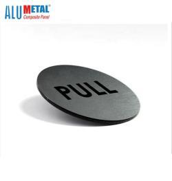 Алюминиевые окрашенные дверные таблички