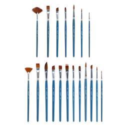 Набор из 12 нейлоновых кистей для рисования