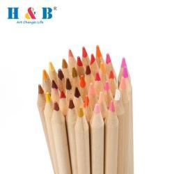 Набор цветных карандашей из натурального дерева, 60 цветов