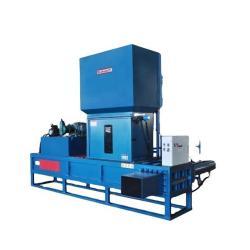 Горизонтальный гидравлический пресс для опилок