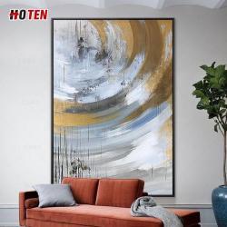 Абстрактная картина маслом, ручная роспись