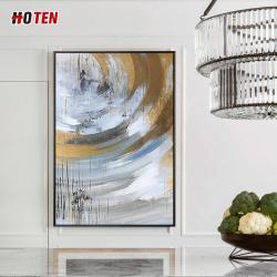 Абстрактная картина маслом, ручная роспись