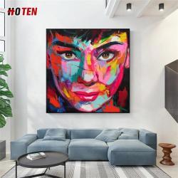 Одри Хепберн ручная роспись