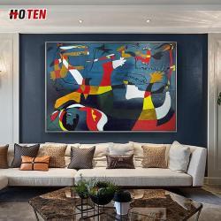 100% чистая ручная роспись абстрактная картина 