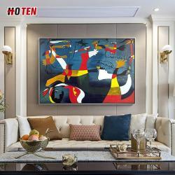 100% чистая ручная роспись абстрактная картина 