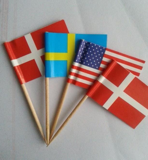 Зубочистки флаги