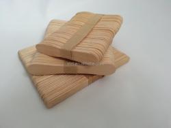 Деревянная палочка для мороженого с плоским краем