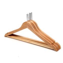 Высококачественные деревянные вешалки для одежды Yikai 