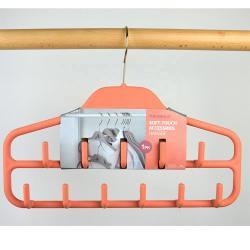 Дешевая пластиковая вешалка для шарфа с резиновым покрытием